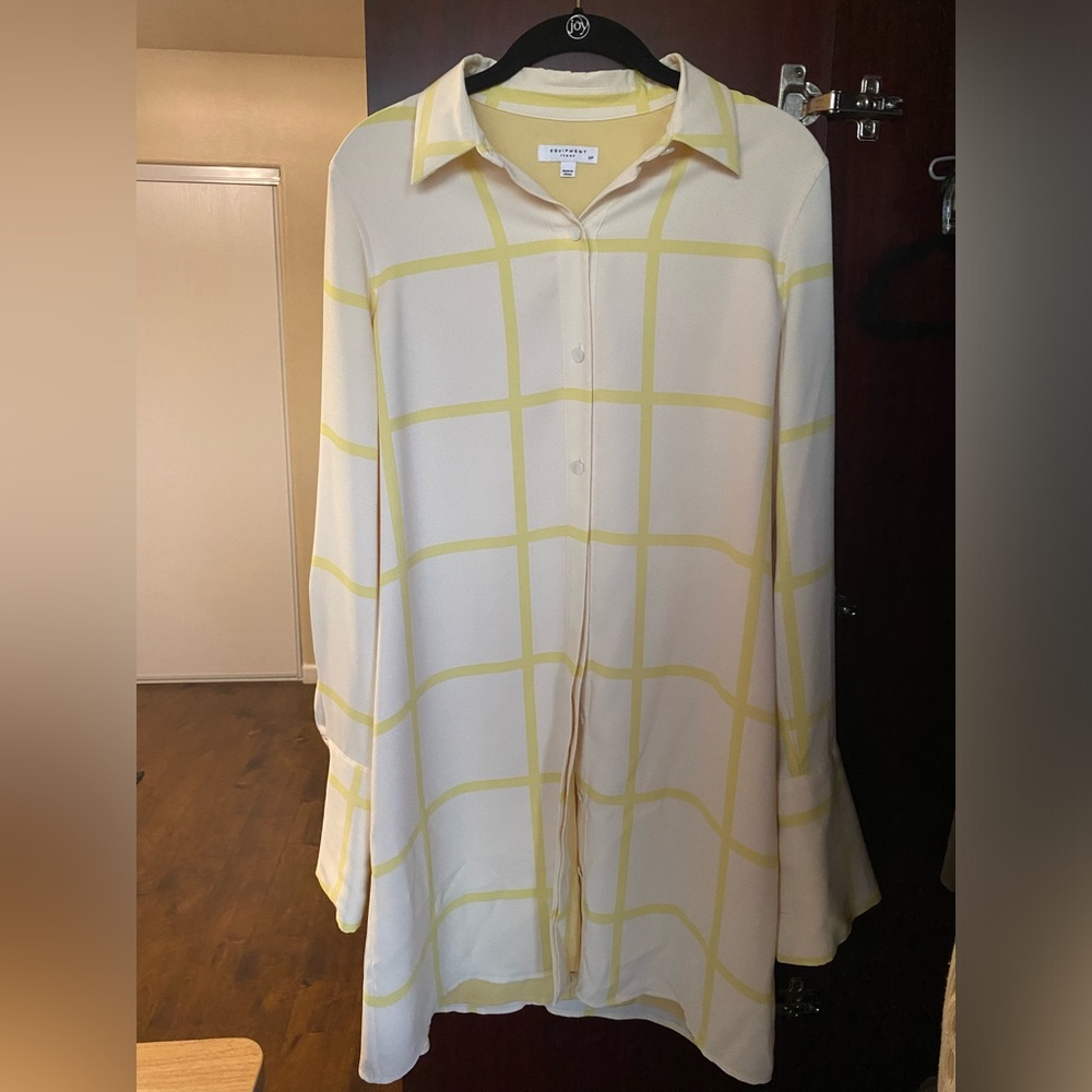Equipment Yellow and Cream Tunic